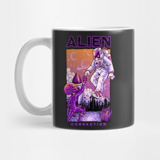 Alien Connection Astronaut - Hand Drawn Mug